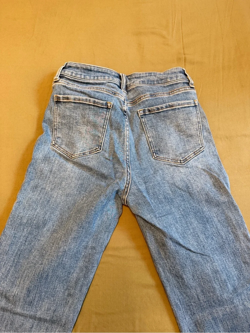 Quince Light Blue Women's Straight Leg Jeans